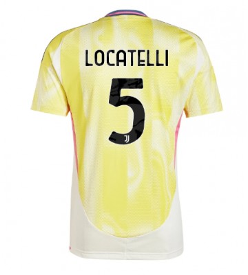 Juventus Manuel Locatelli #5 Segunda Equipación 2024-25 Manga Corta